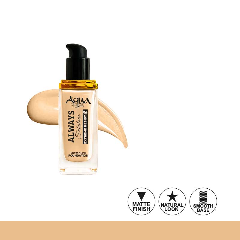 Aqua Color Line Always Fabulous Matte Finish Foundation