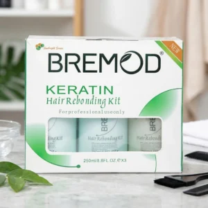 BREMOD Keratin Hair Rebonding Kit (250ml × 3)