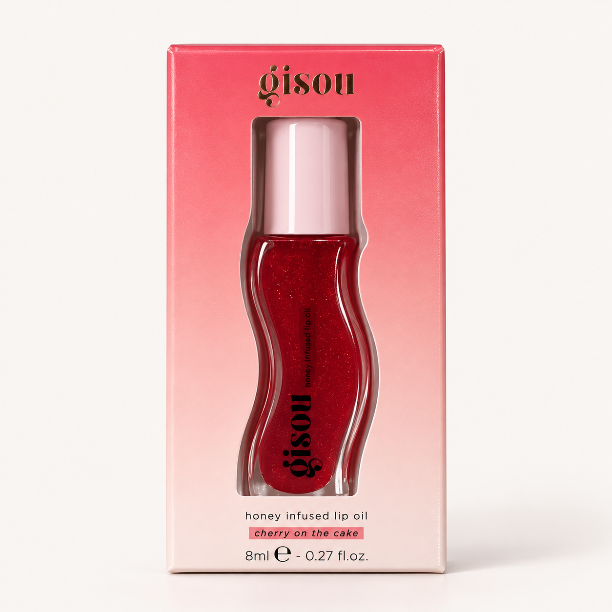 Gisou Honey Infused Lip Oil – Cherry on the Cake 8ml