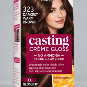 Loreal Paris Casting Creme Gloss – 323 Darkest Warm Brown