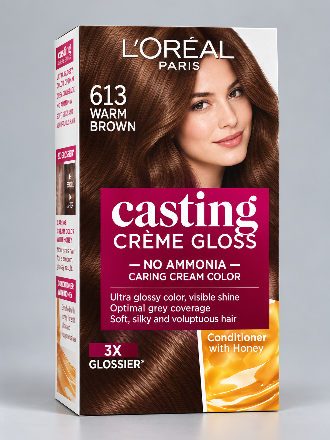 L’Oréal Paris Casting Crème Gloss – 613 Warm Brown
