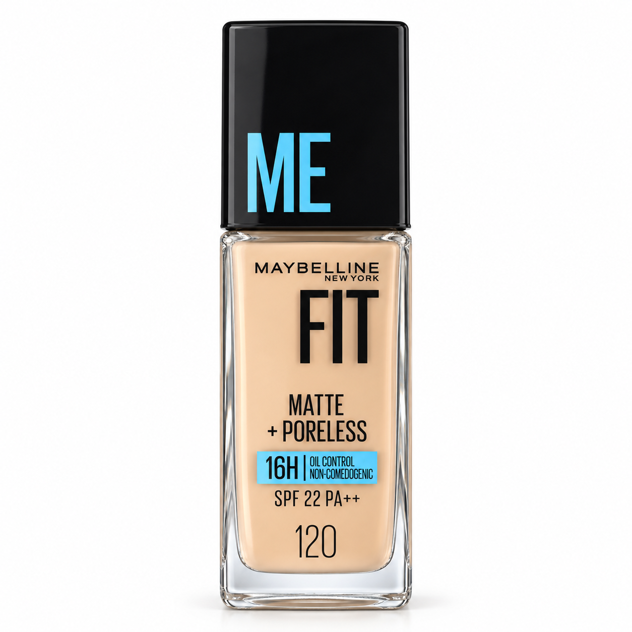 Maybelline Fit Me Matte + Poreless Foundation SPF 22 – Shade 120