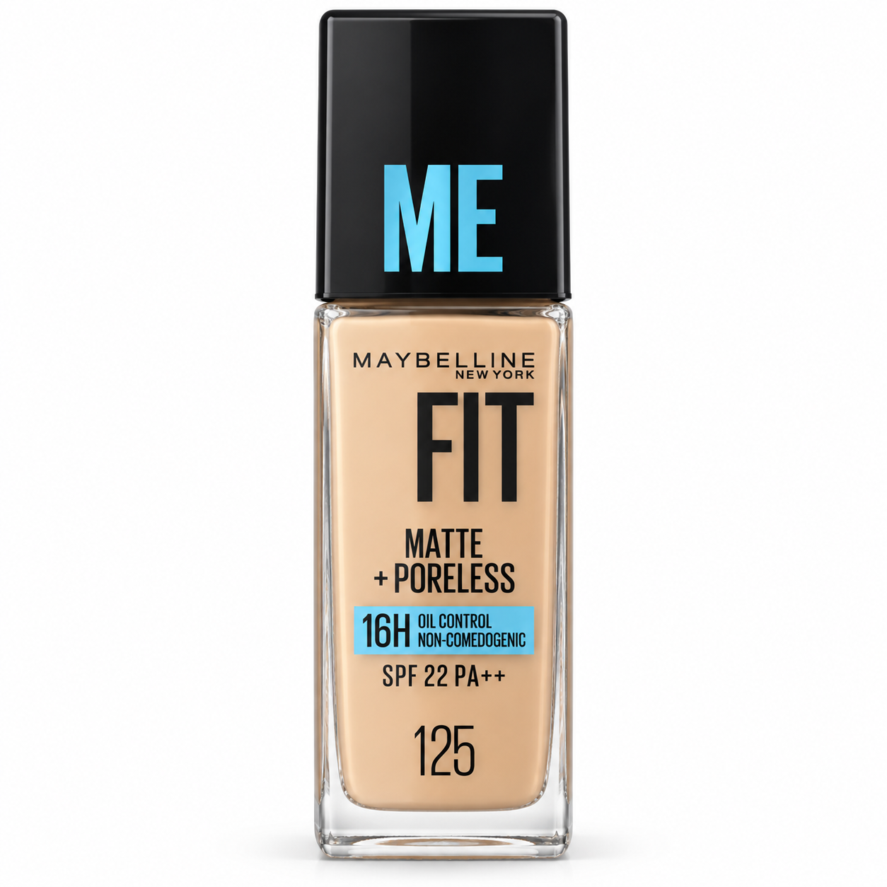 Maybelline Fit Me Matte + Poreless Foundation SPF 22 – Shade 125
