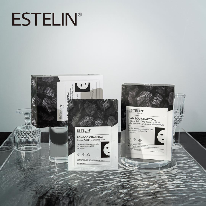 Estelin Bamboo Charcoal Face Sheet Mask