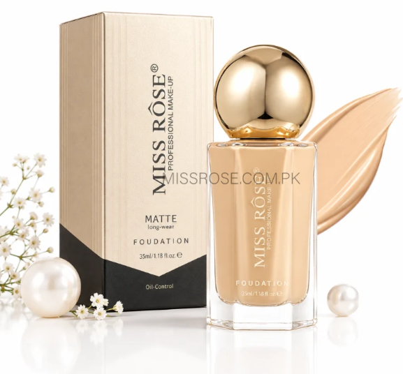 Miss Rose Oil-Free Matte Long-Wear Foundation