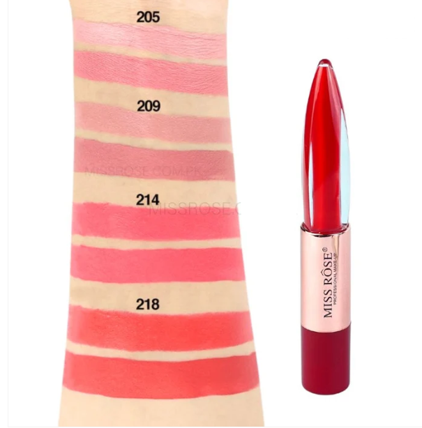 Miss Rose Dual-Ended Matte Lipstick & Lip Gloss