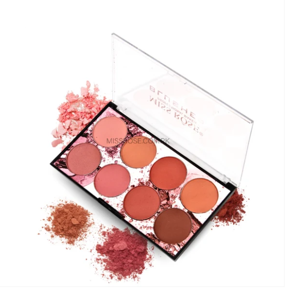 Miss Rose 8 Color Blush Palette