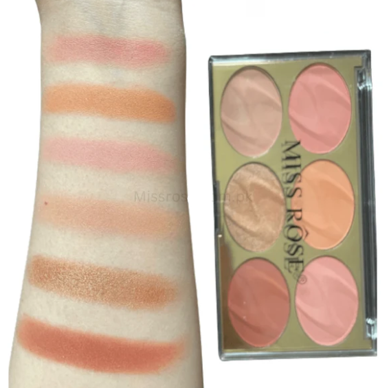 Miss Rose 6 Color Face Kit
