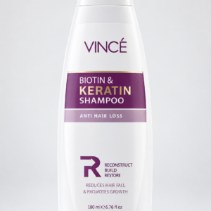 Vince Biotin & Keratin Shampoo – Anti Hair Loss 180ml