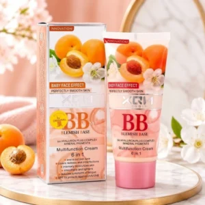 XIANGQIMEI Baby Face Effect 6 in 1 BB Blemish Base Multifunction Cream Peach / Apricot Extract